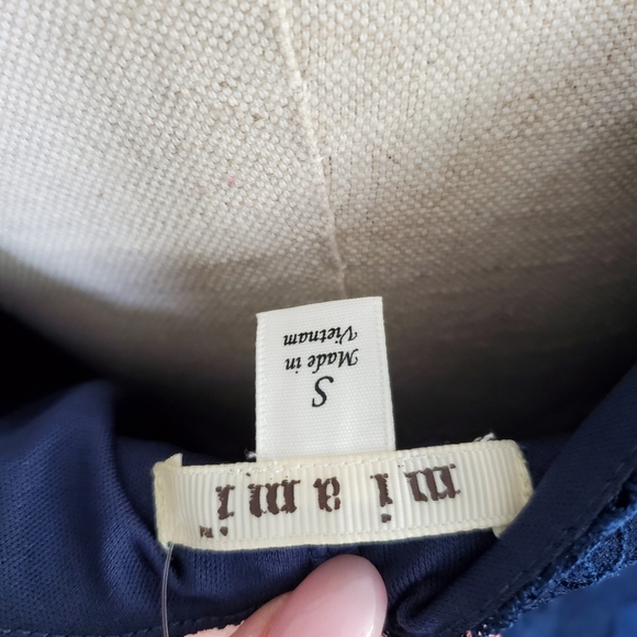 NWT Navy Lace Ruffle Sleeve Dress 👗 - Picture 4 of 5